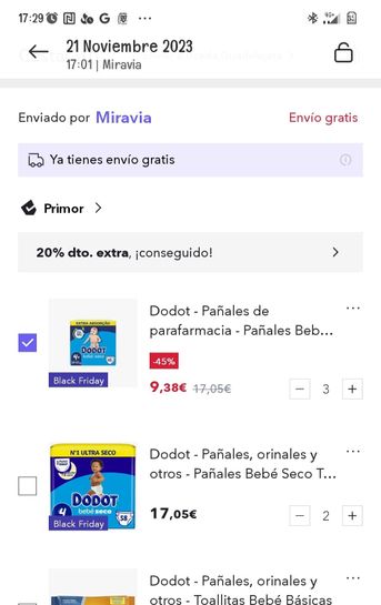 20% de descuento en pañales Dodot » Chollometro