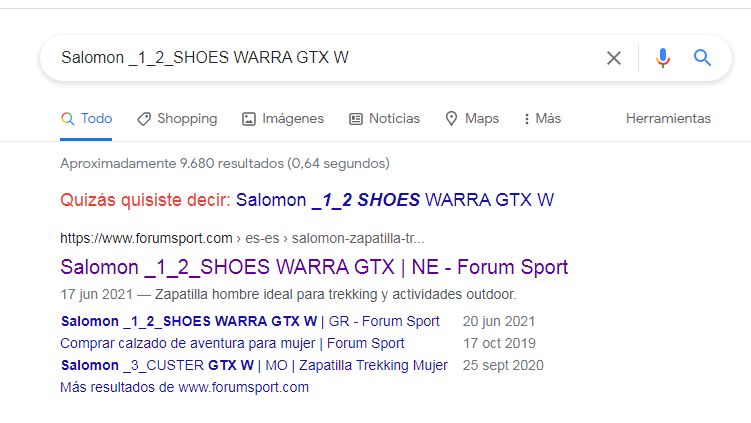 Salomon WARRA GTX W ZAPATILLA TREKKING MUJER (Tallas del 36⅔ a 42) »  Chollometro