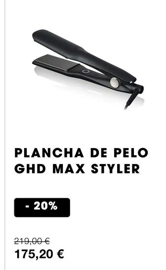 Plancha de pelo GHD max styler 2021 » Chollometro