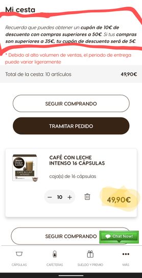 10 cajas Dolce Gusto por 35 euros » Chollometro