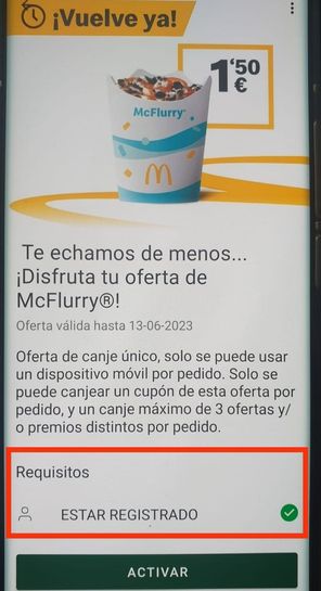 Oferta Flash - McFlurry por sólo 1,50€ » Chollometro
