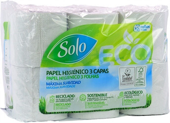  Papel higiénico, 1 capa, 1000 hojas/rollo, 12 rollos/paquete, 4  paquetes/cartón : Salud y Hogar