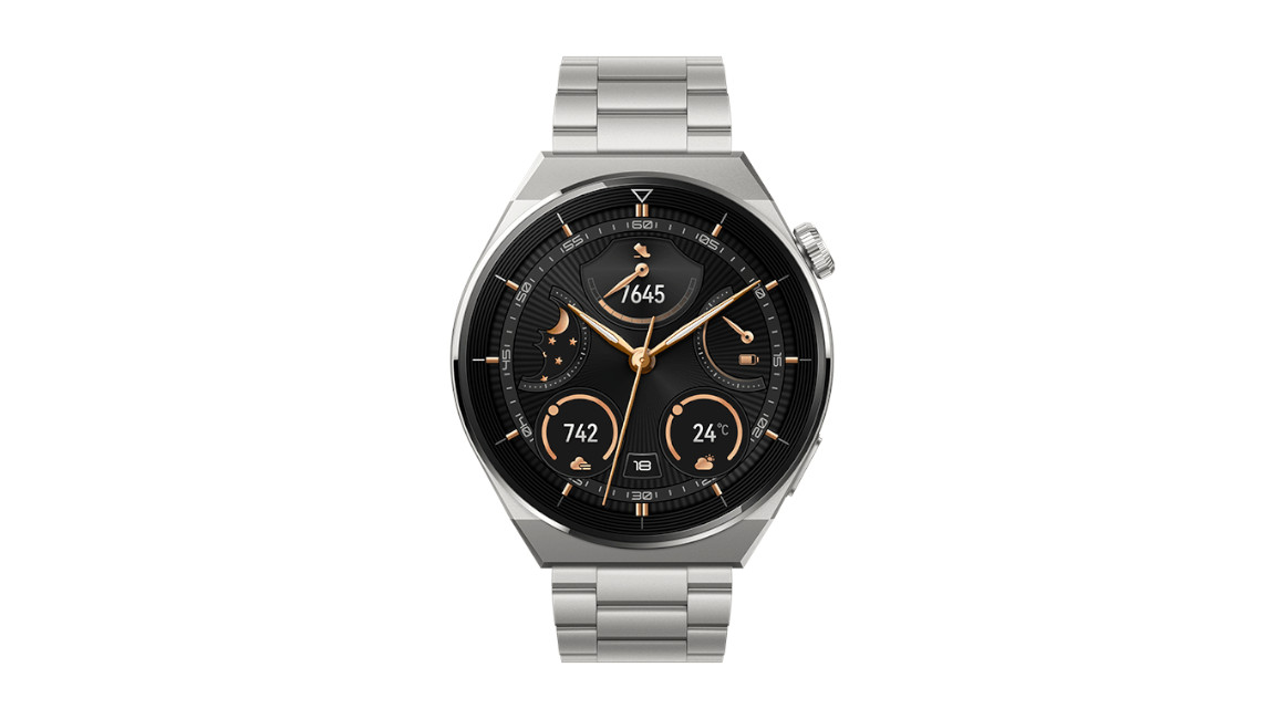 HUAWEI Watch GT 3 Pro 46mm Smartwatch, Cuerpo de Titanio, Esfera de Zafiro,  saturación de oxígeno y frecuencia cardíaca,Larga duración de la batería,  Correa de fluoroelastómero Negro : : Electrónica