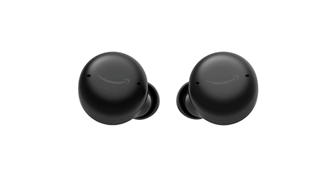Echo Dot (5.ª generación) | Blancos con Echo Buds (modelo de 2023) | Negro