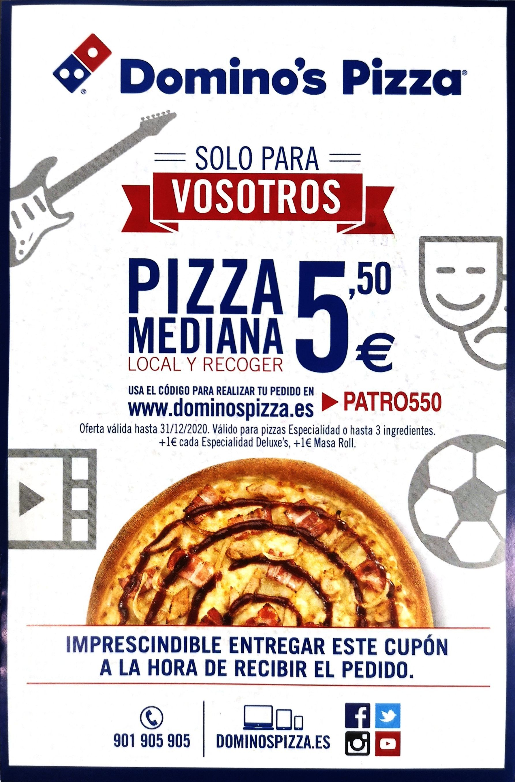Codigo De Descuento Domino S Pizza Para Local Recoger Y Domicilio Chollometro