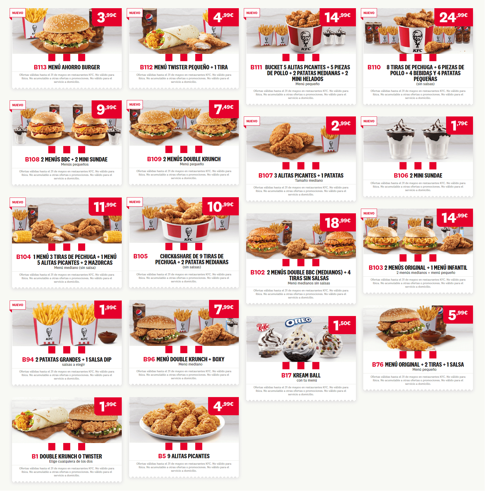 Cupones y ofertas KFC para 2020 » Chollometro