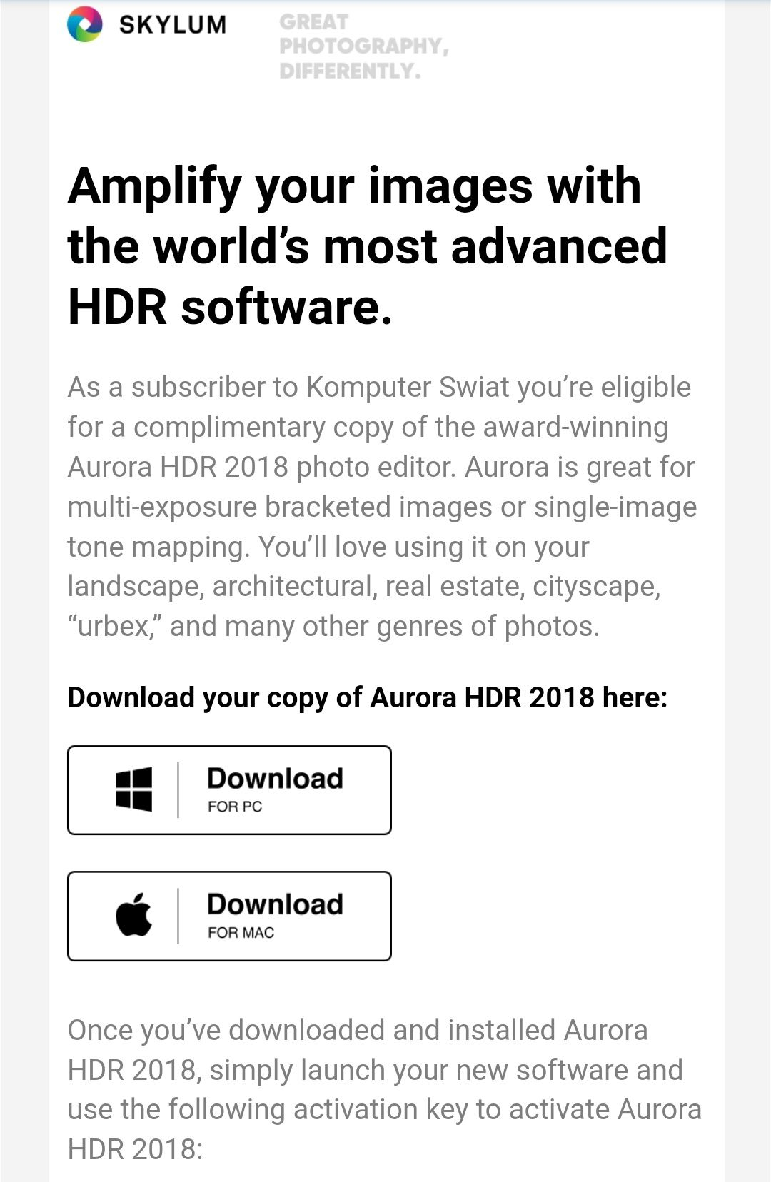 Aurora hdr 2018 gratis para pc y mac 2