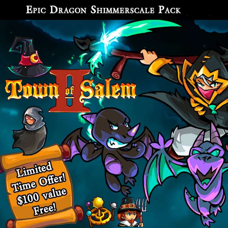 Epic Games regala Epic Dragon Shimmerscale PACK - Town of Salem 2 [Jueves 18]