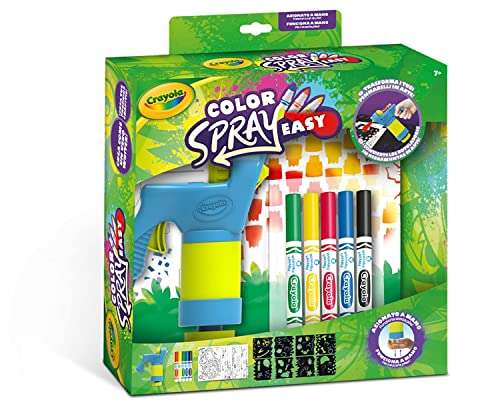 Set Crayola Color Spray Easy con aerógrafo manual