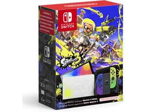 Consola Nintendo Switch OLED Splatoon 3 (Limited Edition - 64 GB - Blanca) (Fnac/ MediaMarkt)