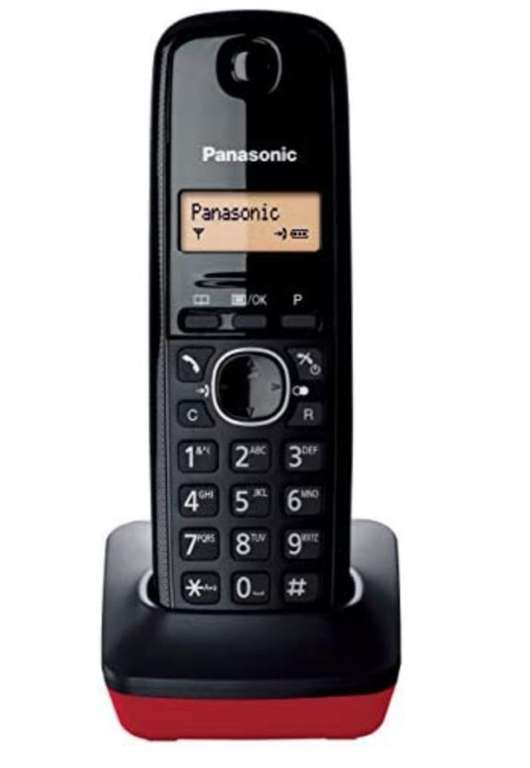 Panasonic KX-TG1611 - Teléfono fijo inalámbrico (LCD, identificador de llamadas, agenda de 50 números, tecla de navegación, alarma, reloj)