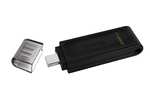 Kingston DataTraveler 70 - DT70/256GB Unidad Flash USB-C, Negro