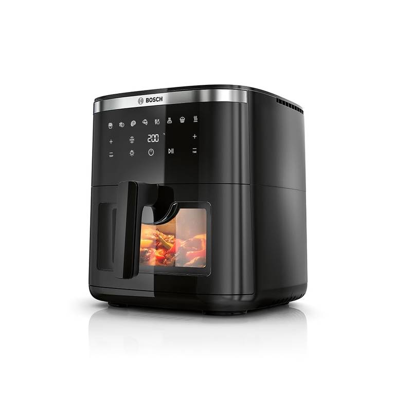 Bosch, Freidora de aire Serie 6, 7.2L, Ventana, Negro, MAF671B0 (2ª Mano – Muy Bueno)