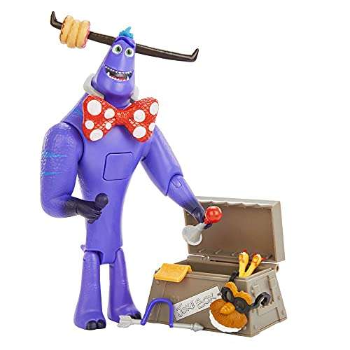 Disney Pixar, (Monstruos S.A.) Tylor parlanchín con micrófono incorporado y 8 accesorios