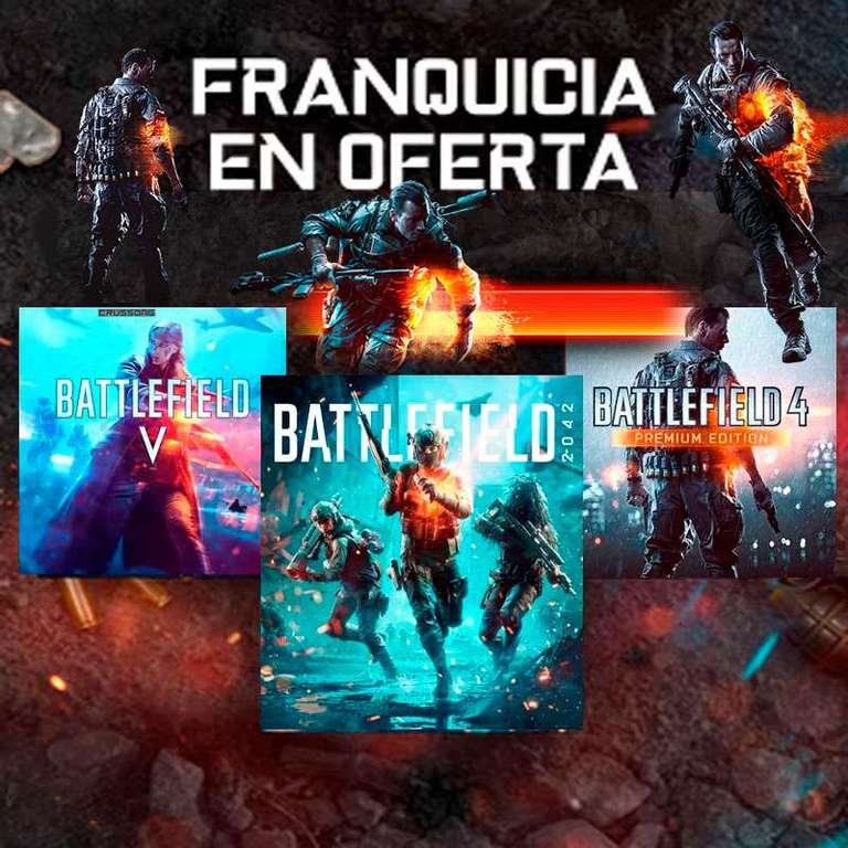 Franquicia BattleField desde 1.99€ | PC