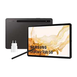 Samsung Galaxy Tab S8 con cargador – Tablet de 11" (8GB RAM, 256GB Almacenamiento, Wifi, Android 12)