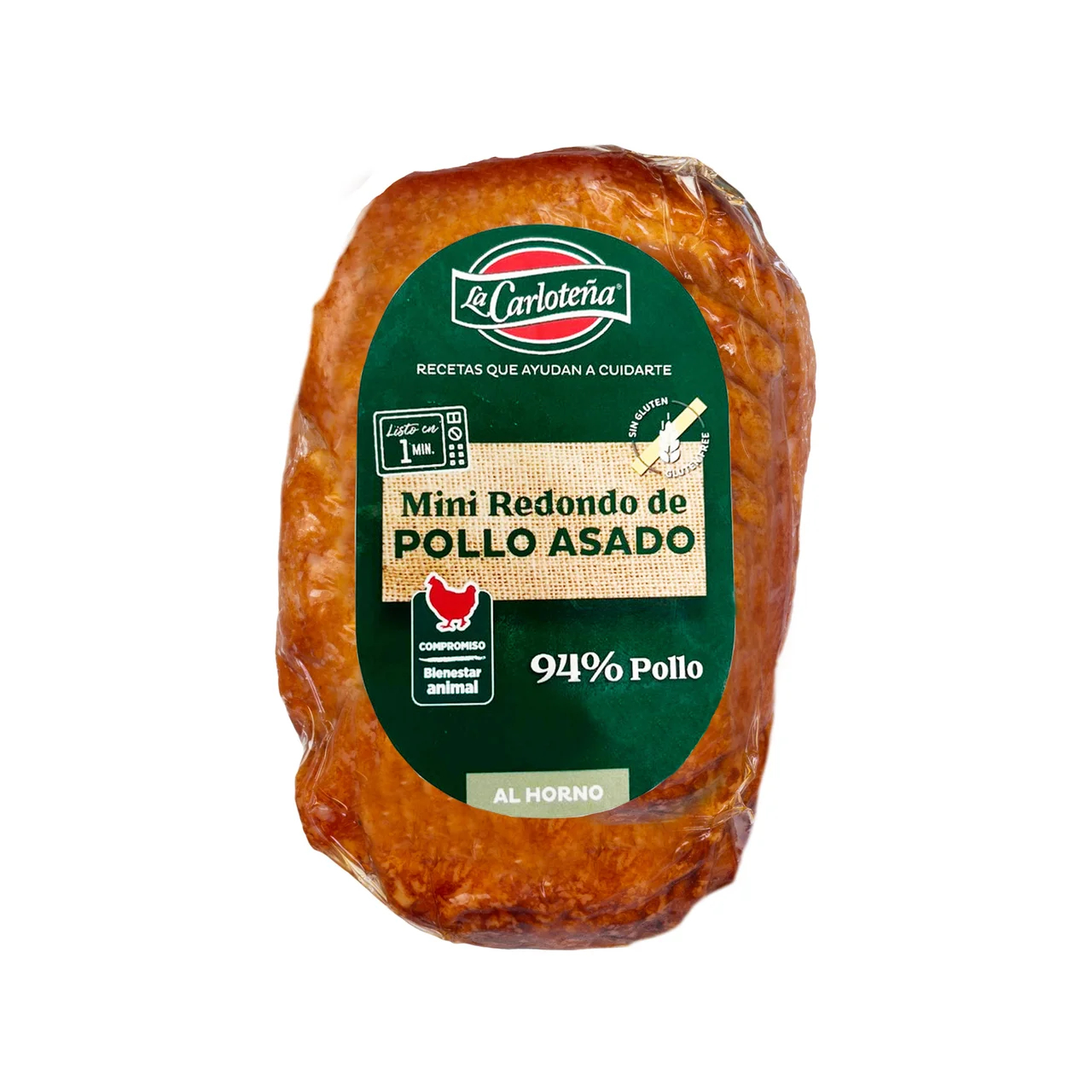 Redondo de pollo asado La Carloteña 250 g | 94% de pollo | Prima Prix tienda física