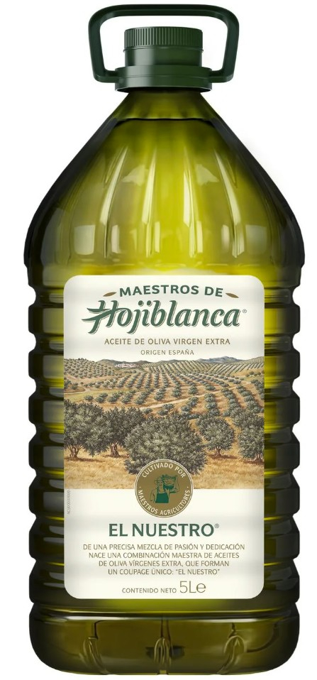 Aceite de Oliva Virgen Extra 5L HOJIBLANCA (Además el 29 obtienes 20% en cupón)