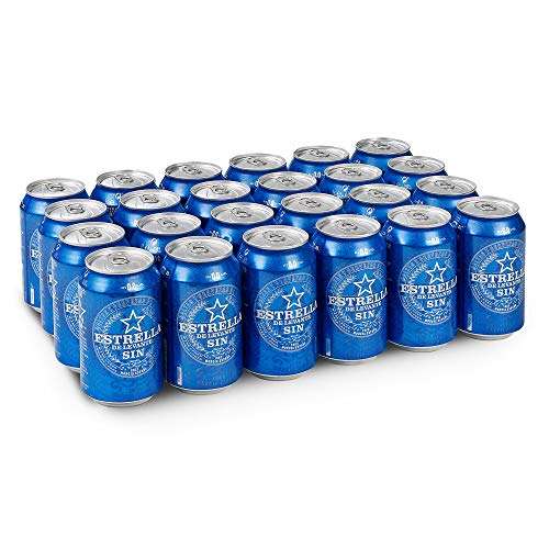 X2 Estrella Levante Cerveza sin Alcohol - Paquete de 24 x 330 ml