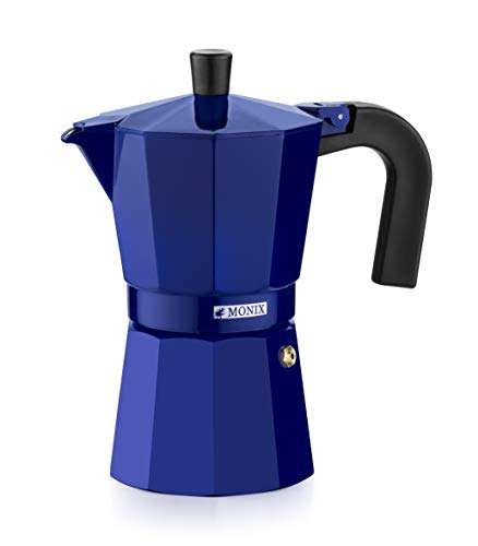 Monix M301706 M301706-Cafetera Italiana, 6 Tazas, Color Cobalto, Aluminio,  10 cm » Chollometro