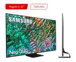 TV QLED 55" - Samsung QE55QN90BATXXC, Neo QLED 4K, Procesador Neo QLED 4K con IA, Smart TV + REGALO Samsung QLED 32"