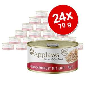 Applaws en caldo 24x70g latas para gatos Selección mixta en caldo (4 variedades)