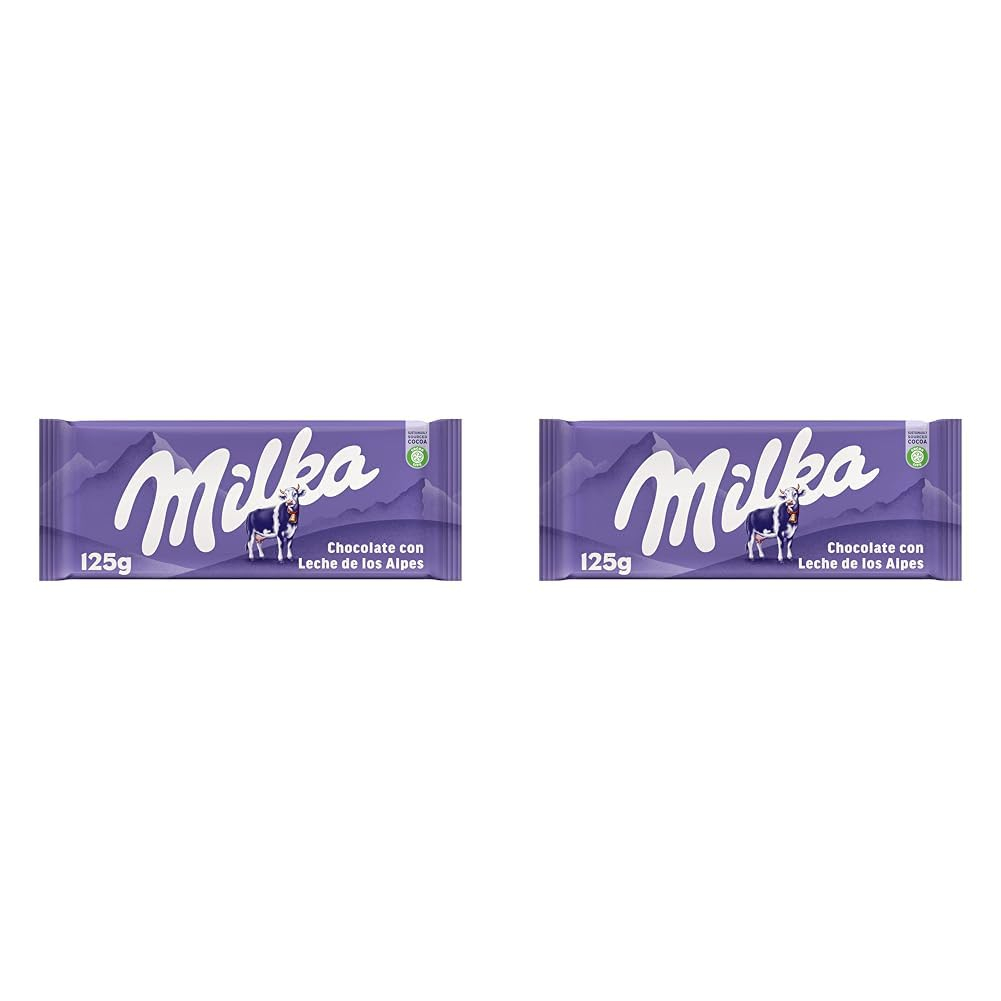 Milka Tierno, Tableta de Chocolate Con Leche, 2 x 125 g