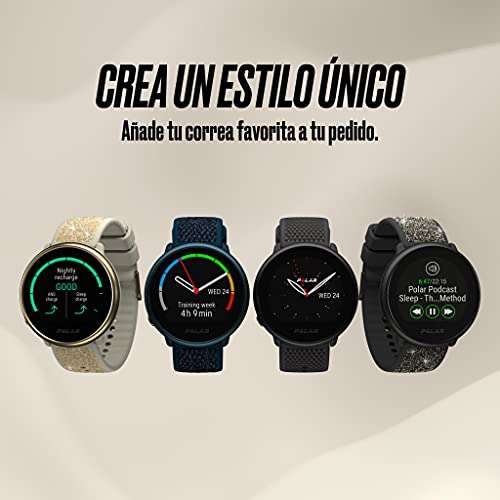 Polar Ignite 2 - Smartwatch Fitness con GPS, Pulso óptico de muñeca, guía Personalizada de Entrenamientos, recuperación y Registro del sueño