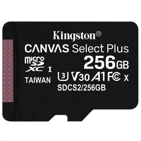 Kingston Canvas Select Plus MicroSDXC 256GB Clase 10: Tarjeta de memoria