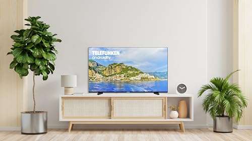 Telefunken 70DTUA724 - Android TV 70" 4K Ultra HD, Diseño sin Marcos,HDR10,Dolby Vision, Chromecast Integrado, Google Assistant, Dolby Atmos