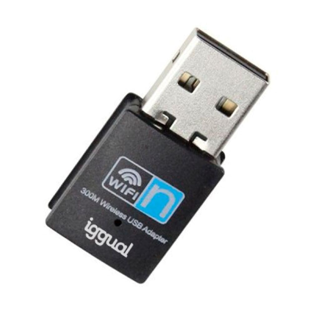 Adaptador USB-WiFi para PC. Velocidad 300 Mbps