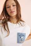 WOMEN'SECRET Camiseta algodón manga corta Snoopy marfil