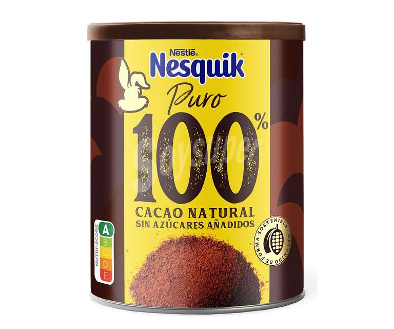 NESQUIK Cacao 100% Puro Natural 290 g. Soluble Intenso (5.23€ dos unidades)