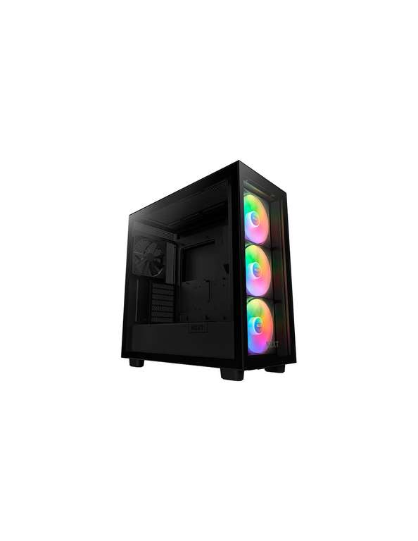 NZXT H7 Elite RGB Negro Mate - Caja ATX, 4 ventiladores incluidos