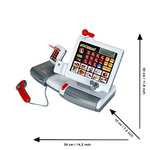 Caja registradora de Juguete, con Teclado de lámina, función calculadora, Terminal de Pago con escáner, Medidas 31 cm x 15.5 cm x 23 cm,