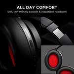1More SonoFlow - Auriculares Inalámbricos con Cancelación Activa de Ruido, 70H, Bluetooth, LDAC y 12 Modos EQ, Negro