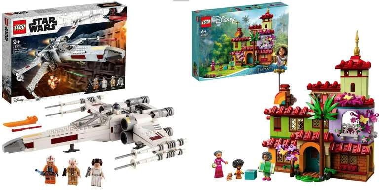 Pack de Sets LEGO Star Wars Caza Ala-X de Luke Skywalker + Disney Casa Madrigal [27,49€ c/set]