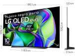 TV OLED EVO 83" LG OLED83C34LA (+3 Meses gratis Apple Tv+, Precio con Newsletter) 120Hz | 4xHDMI 2.1 | Dolby Vision & Atmos | DTS