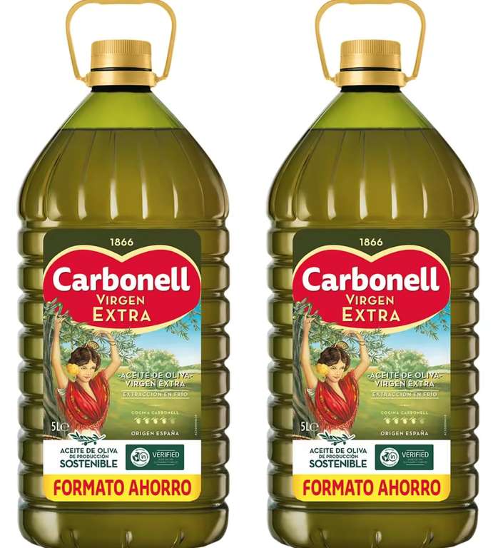 Aceite de oliva virgen extra Carbonell 5 l.