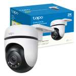 Tapo C510W - Cámara de vigilancia Wi-FI para Exteriores de 360º, IP65,visión Nocturna a Todo Color de 2k (3MP)