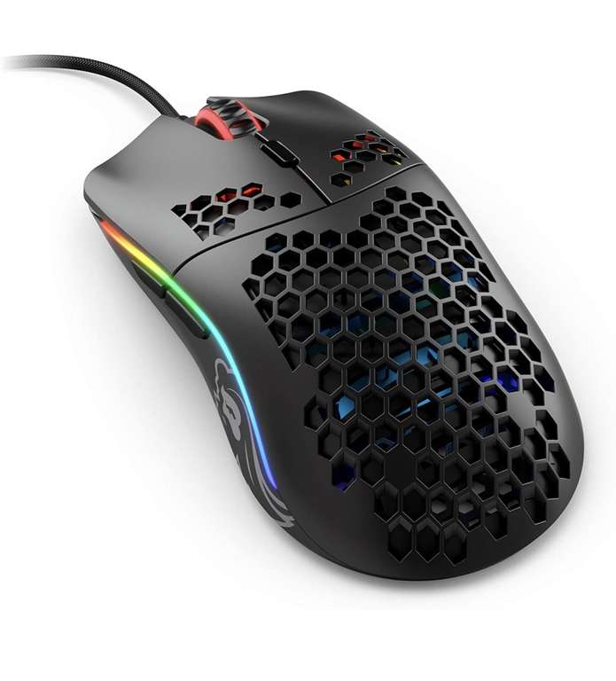 Glorious PC Gaming Race Model O - Gaming Mouse , ratón gamer, sensor Pixart 3360, 12000 dpi, ultraligero de 58 gramos