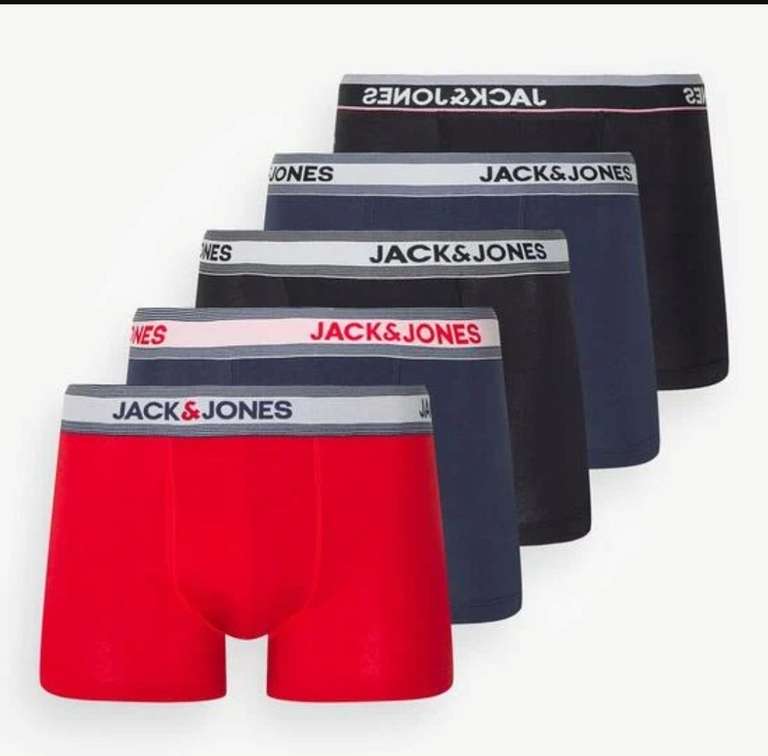 Jack & Jones Jackskyler Pack de 5 calzoncillos bóxer