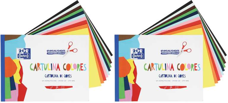 Imagen de Bloc de Cartulinas de Colores Oxfo