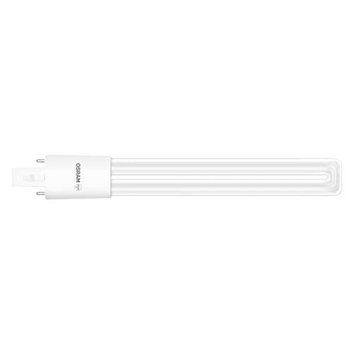 OSRAM Lámpara LED DULUX S11 para casquillo G23, 6 vatios, 630 lúmenes,blanco cálido (3000K),sustituye a la lámpara Dulux convencional de 11W