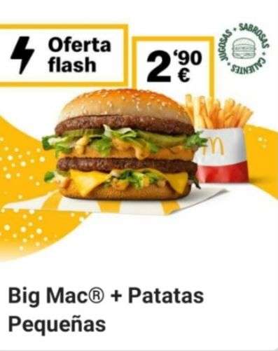 Oferta Flash - Big Mac + Patatas pequeñas