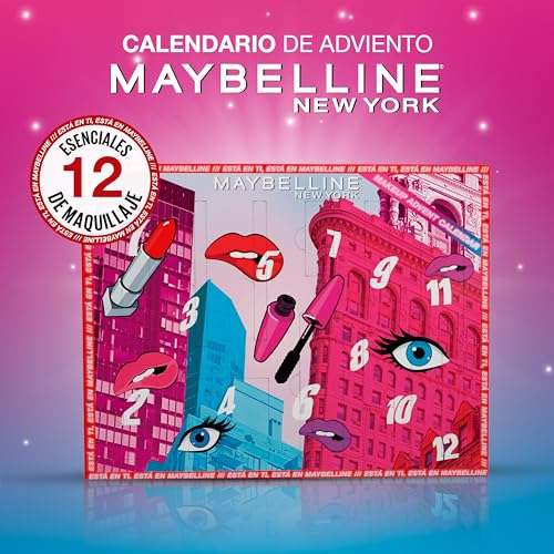 Maybelline New York Calendario de Adviento de 12 Días Black Friday Amazon