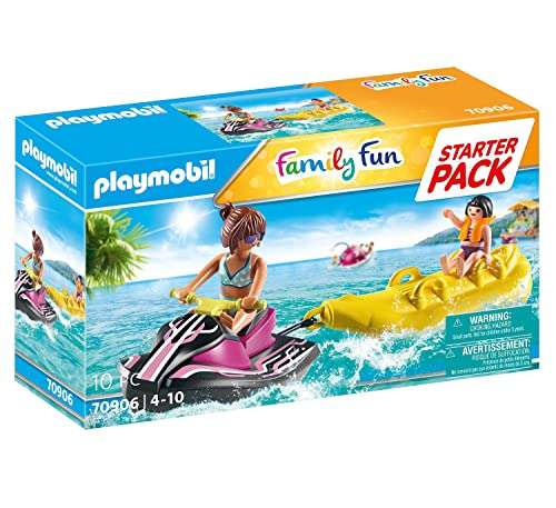 PLAYMOBIL Family Fun 70906 Starter Pack Moto de Agua con Bote Banana