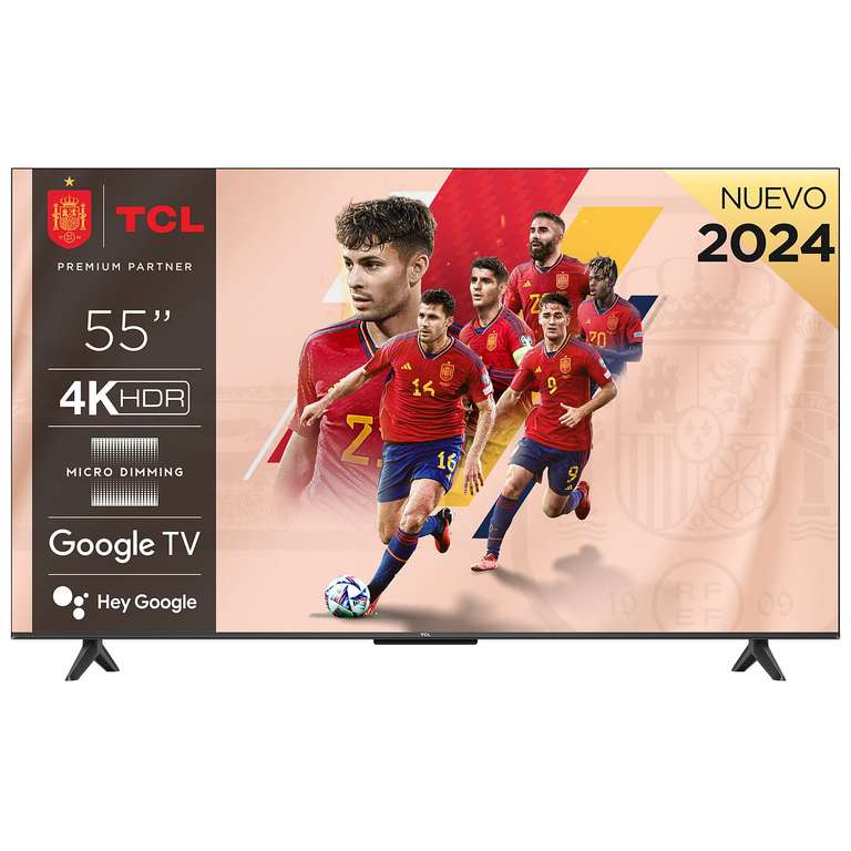 Smart TV TCL 55" 4K HDR Quad Core solo 289€ [+Amazon]