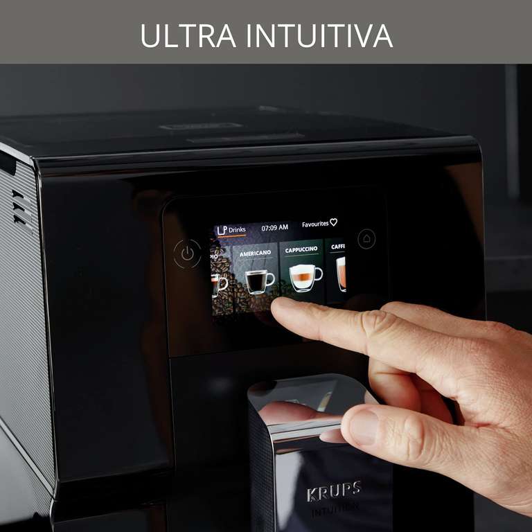 Krups Intuition Experience - Cafetera superautomática, pantalla