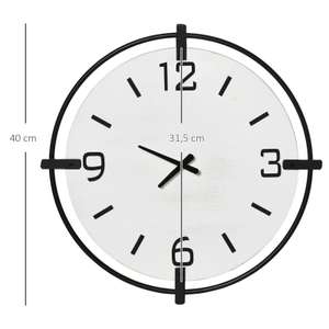 Reloj de Pared Silencioso de Ø40 cm